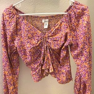 Japna cinched blouse (XS)